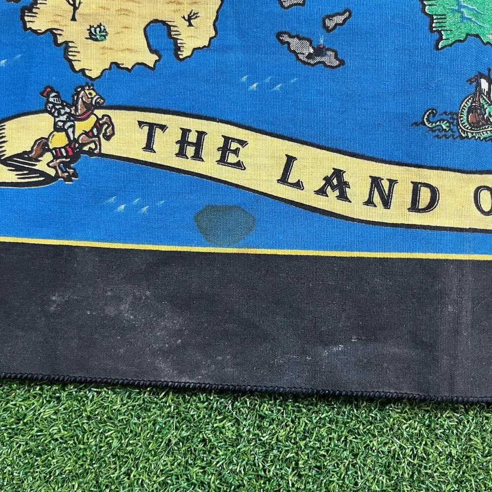 Vintage 90s Might and Magic VI: The Mandate of Heaven Cloth Map PC Game